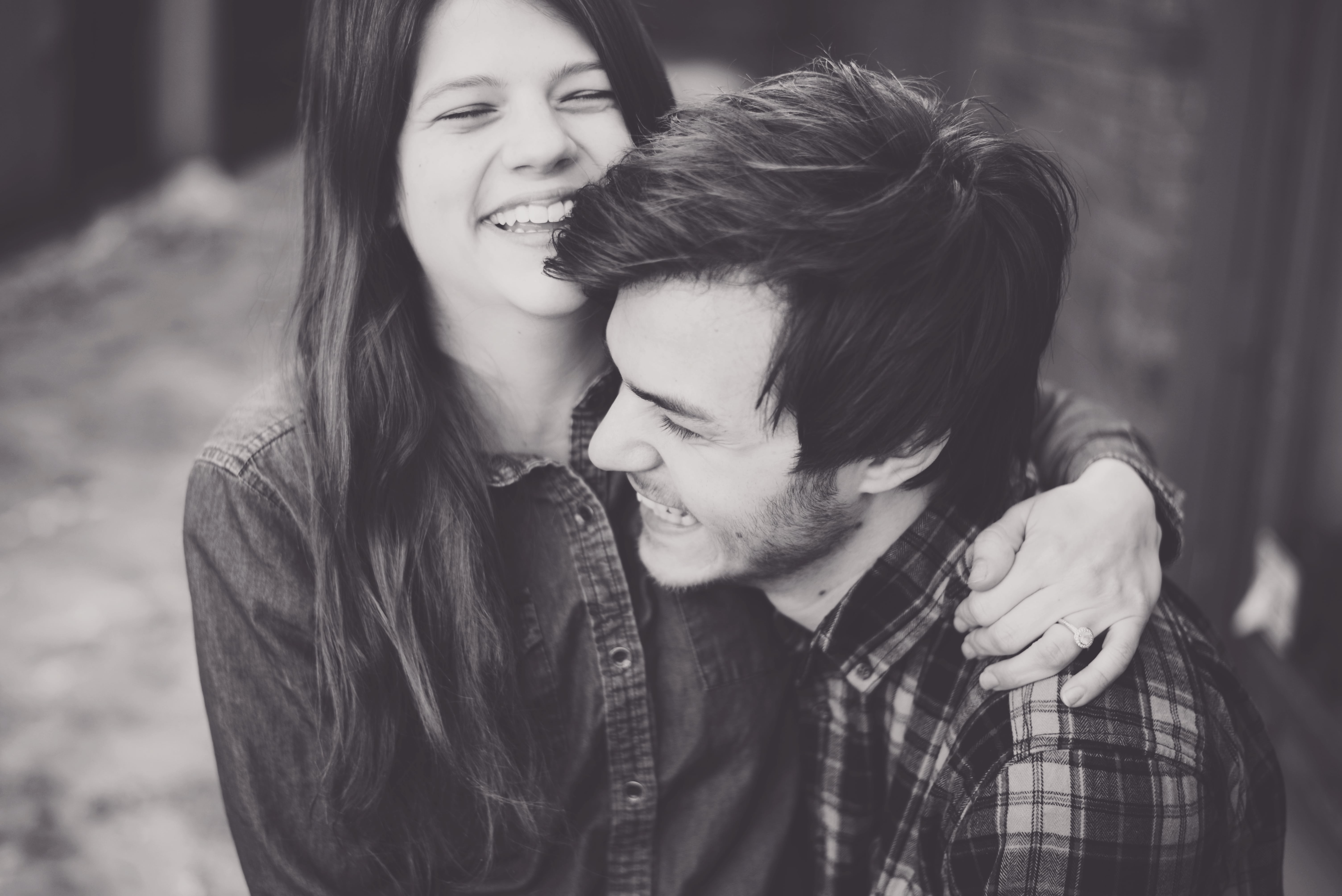 David and Alexa are happy and laugh all the time